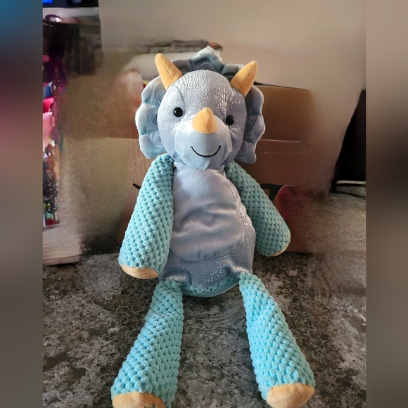 Scentsy Scentsy Buddy Blue Terra Triceratops Dinosaur Plush - Picture 1 of 2